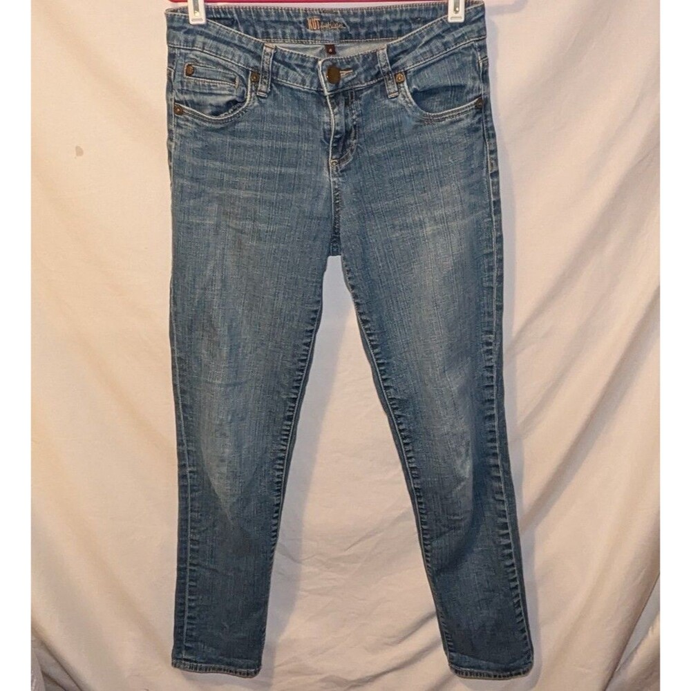 Kut From The Kloth Jeans Womens Size 4 (28x28) Blue Denim Straight Leg Low Rise